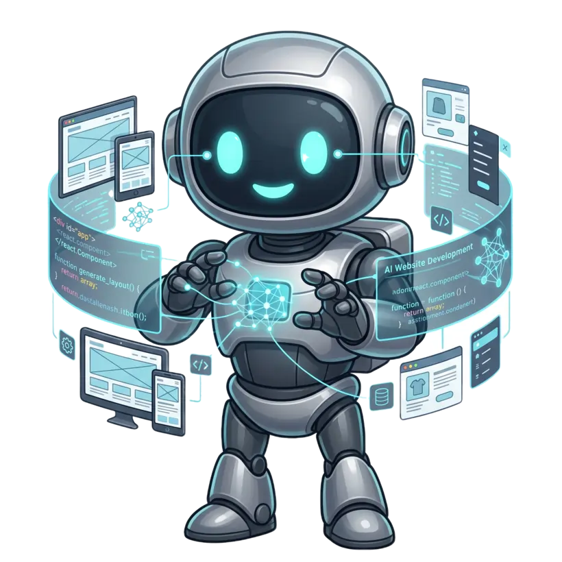 ai website development robot