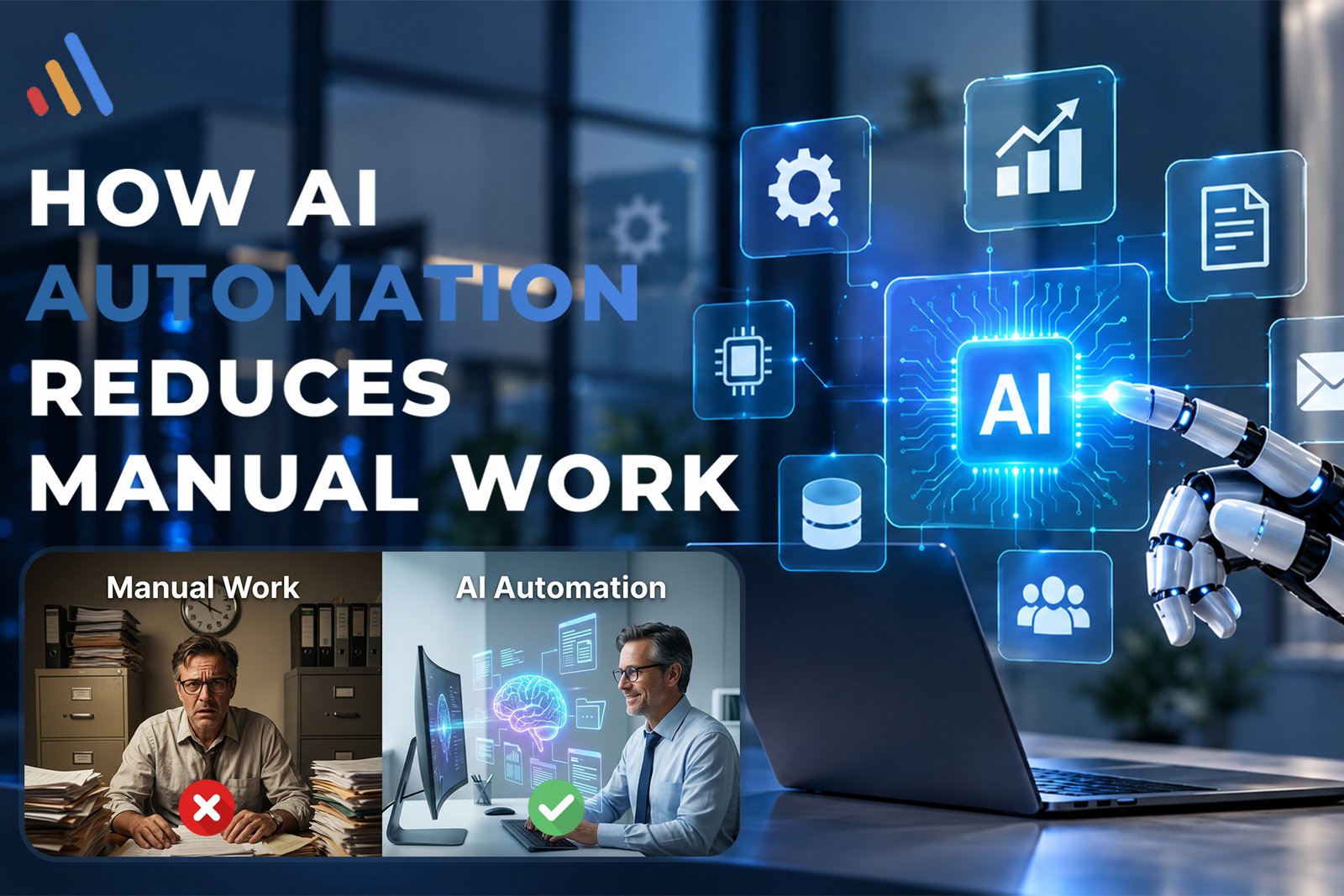 How AI Automation Reduces Manual Work